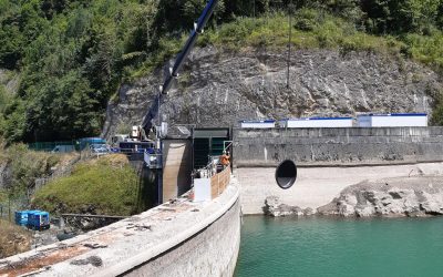 Travaux de maintenance au barrage de Sainte-Engrâce, la SHEM veille à la sûreté de l’ouvrage