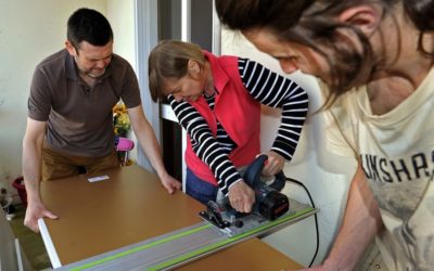 la SHEM en partenariat avec l’association les Compagnons bâtisseurs