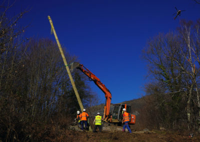 Reconstruction de la ligne moyenne tension de l’usine hydroélectrique de Mauléon-Barousse