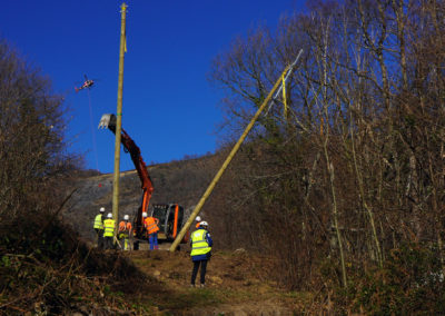 Reconstruction de la ligne moyenne tension de l’usine hydroélectrique de Mauléon-Barousse