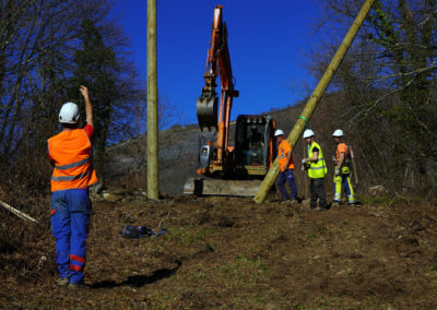 Reconstruction de la ligne moyenne tension de l’usine hydroélectrique de Mauléon-Barousse