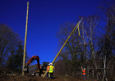 Reconstruction de la ligne moyenne tension de l’usine hydroélectrique de Mauléon-Barousse