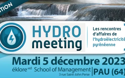 Rendez-vous à Hydromeeting le 5 décembre à #Pau