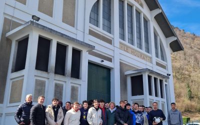 Les étudiants de l’IUT Génie Industriel et Maintenance de Bayonne visitent les installations de la SHEM en Ossau