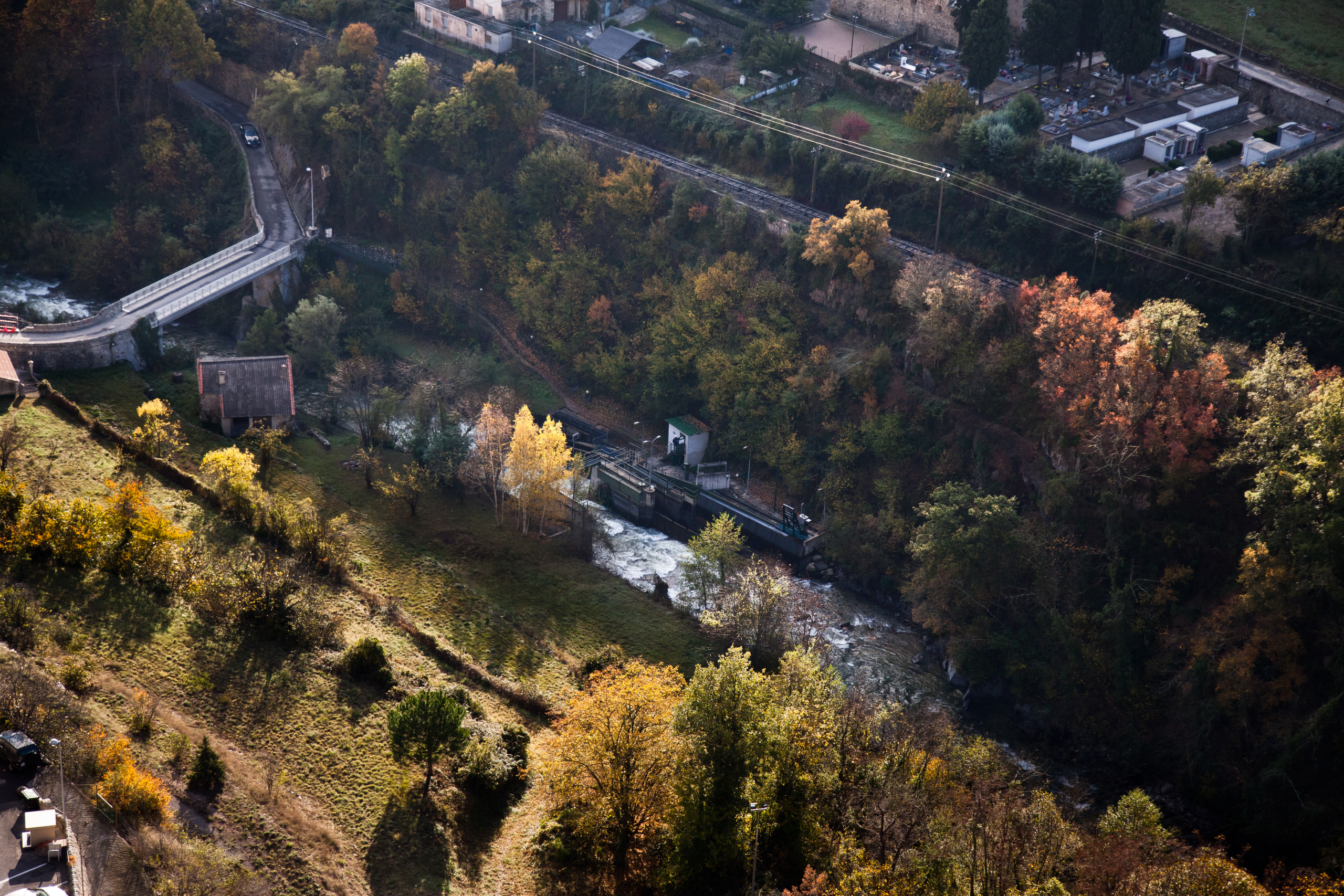 Essais de marche-arrêt à l'usine de la Cassagne