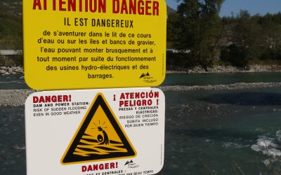 La SHEM rappelle les consignes de sécurité aux abords des ouvrages hydroélectriques
